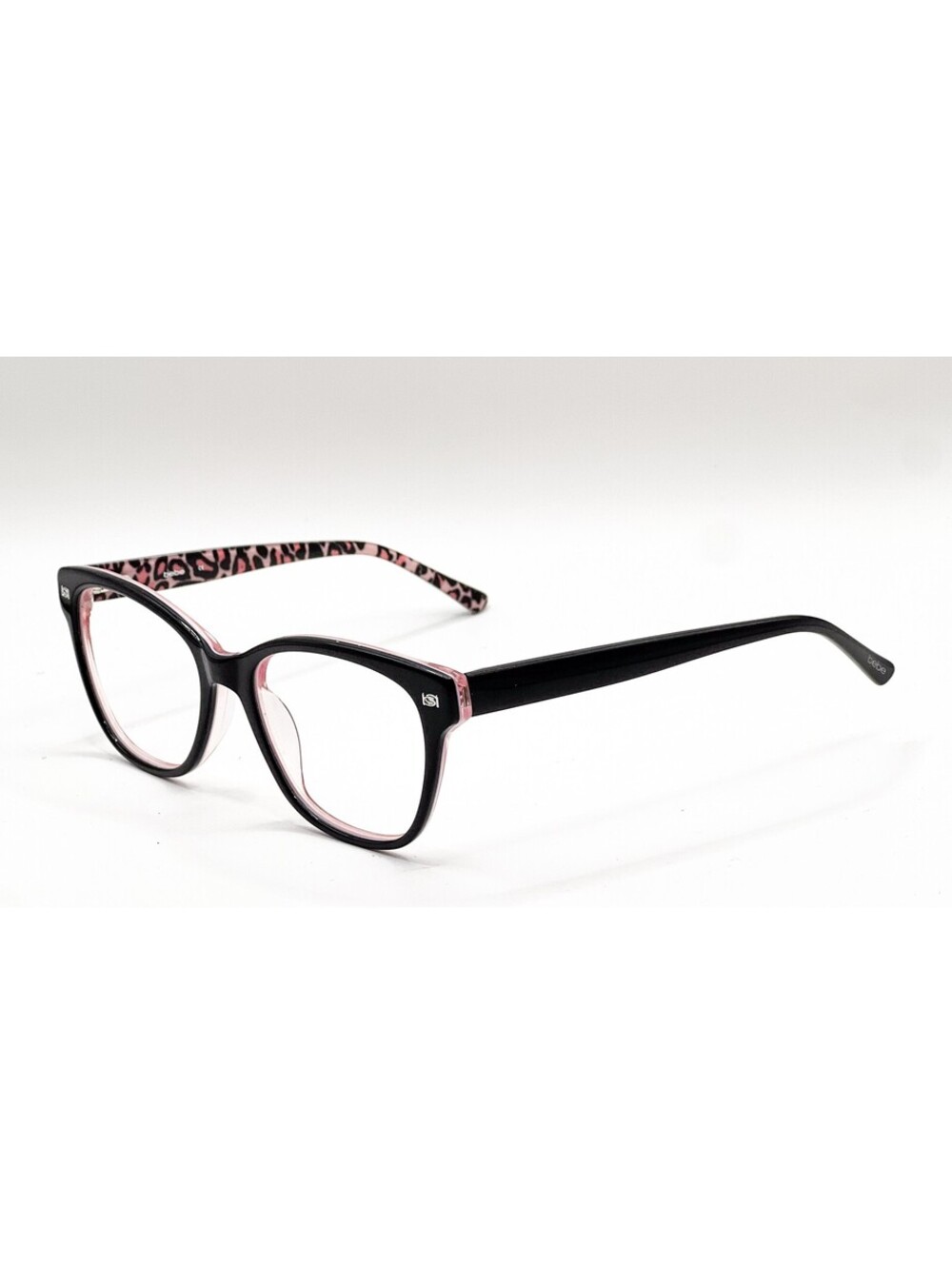 Bebe BB5194 Jet Animal Rectangle Authentic Eyeglass Frames 53-17-140